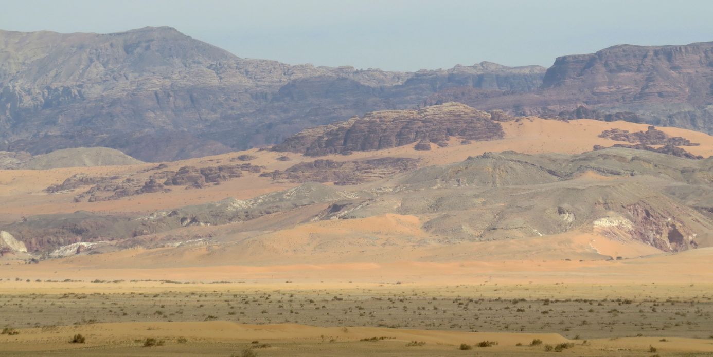 Эмек Арава, изображение ландшафта.