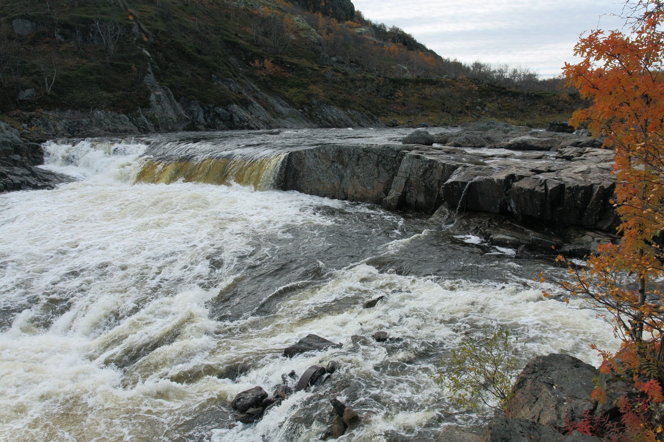 Мельничные водопады, image of landscape/habitat.