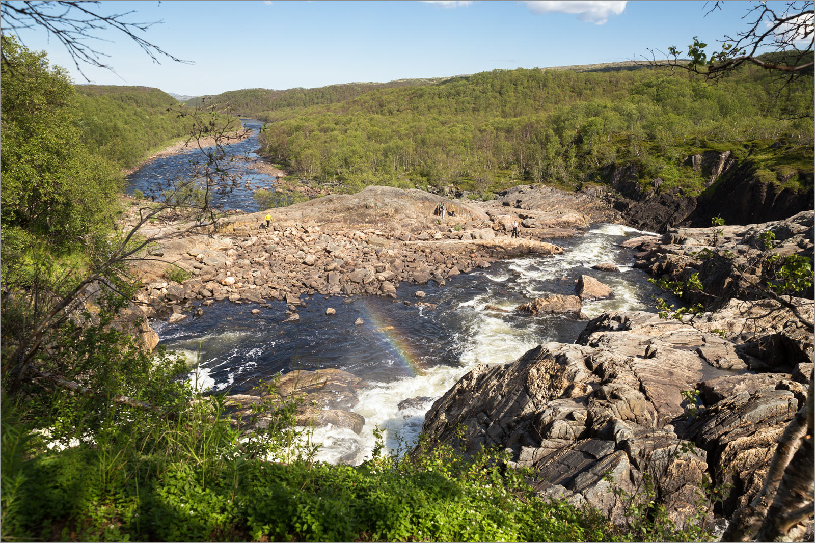 Мельничные водопады, image of landscape/habitat.