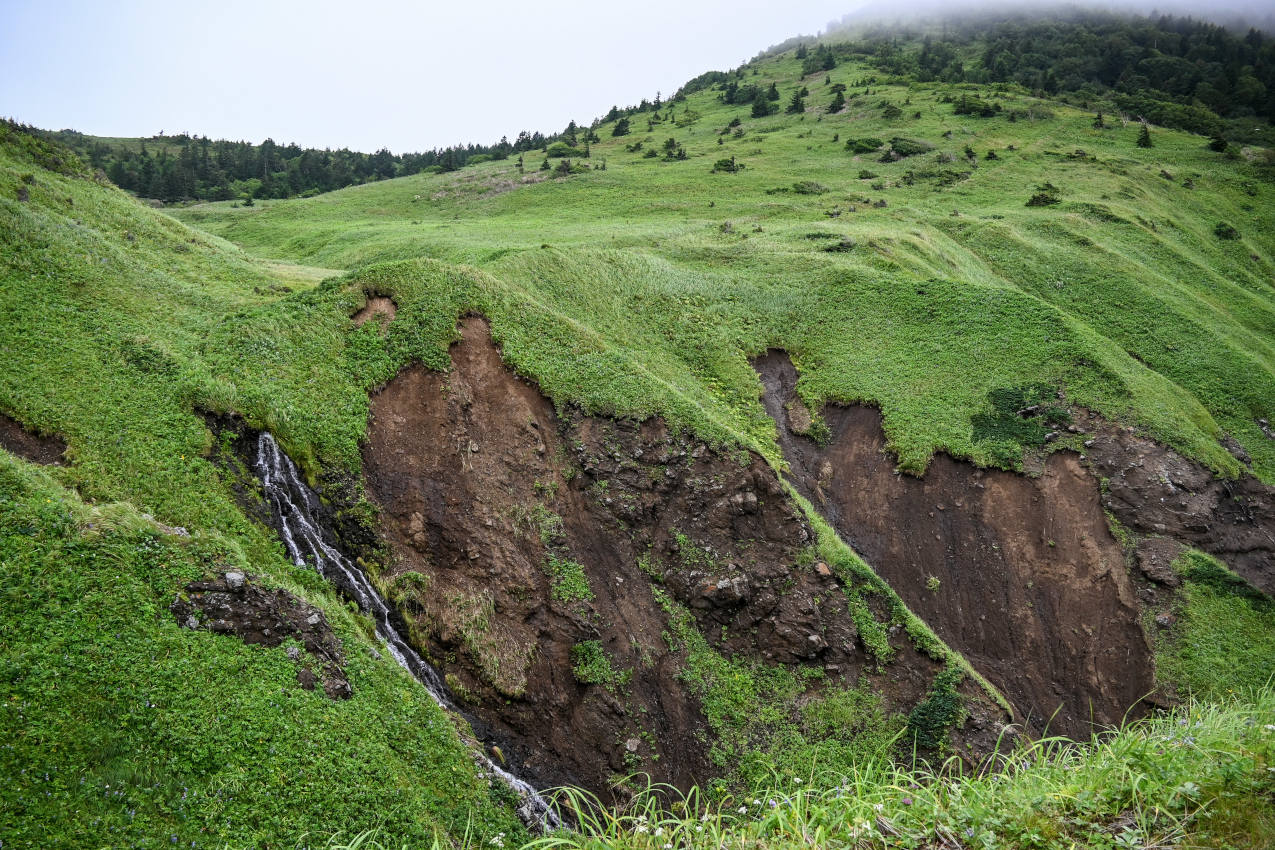 Хребет Жданко, изображение ландшафта.