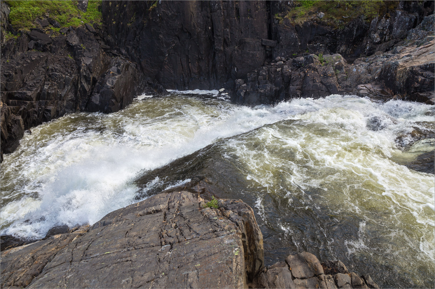 Мельничные водопады, image of landscape/habitat.