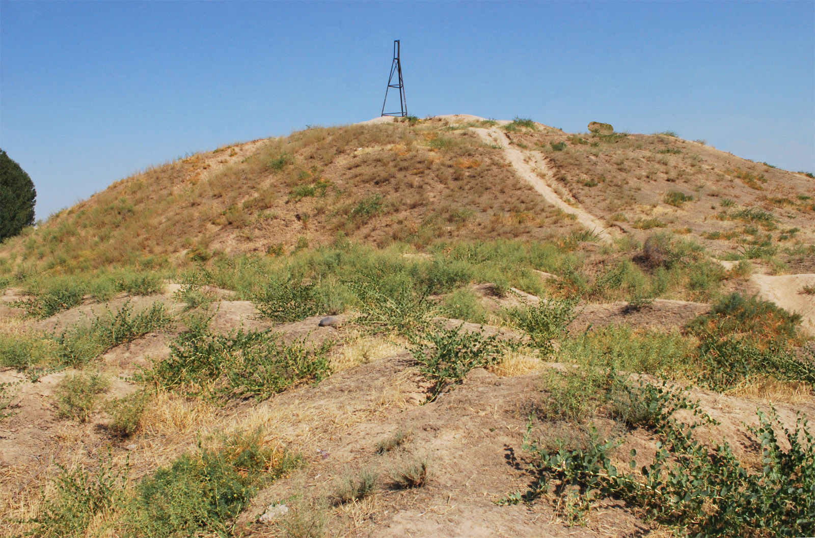 Холм Кулоктепа (Quloqtepa), изображение ландшафта.