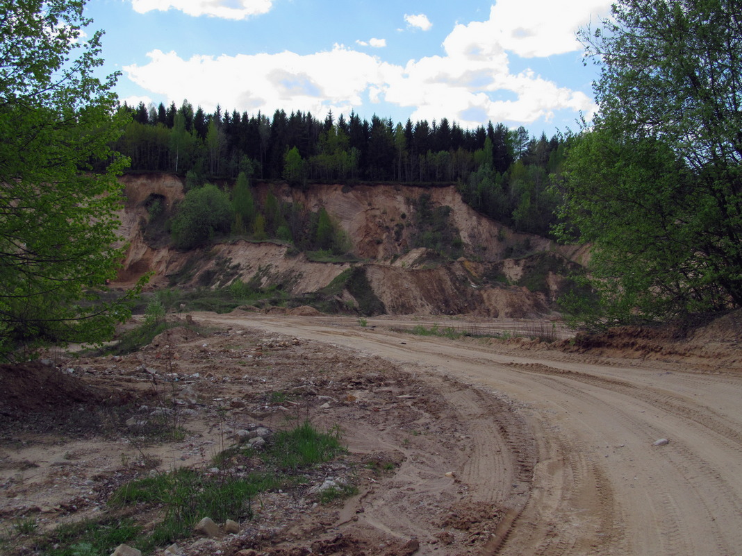 Песчаный карьер, image of landscape/habitat.