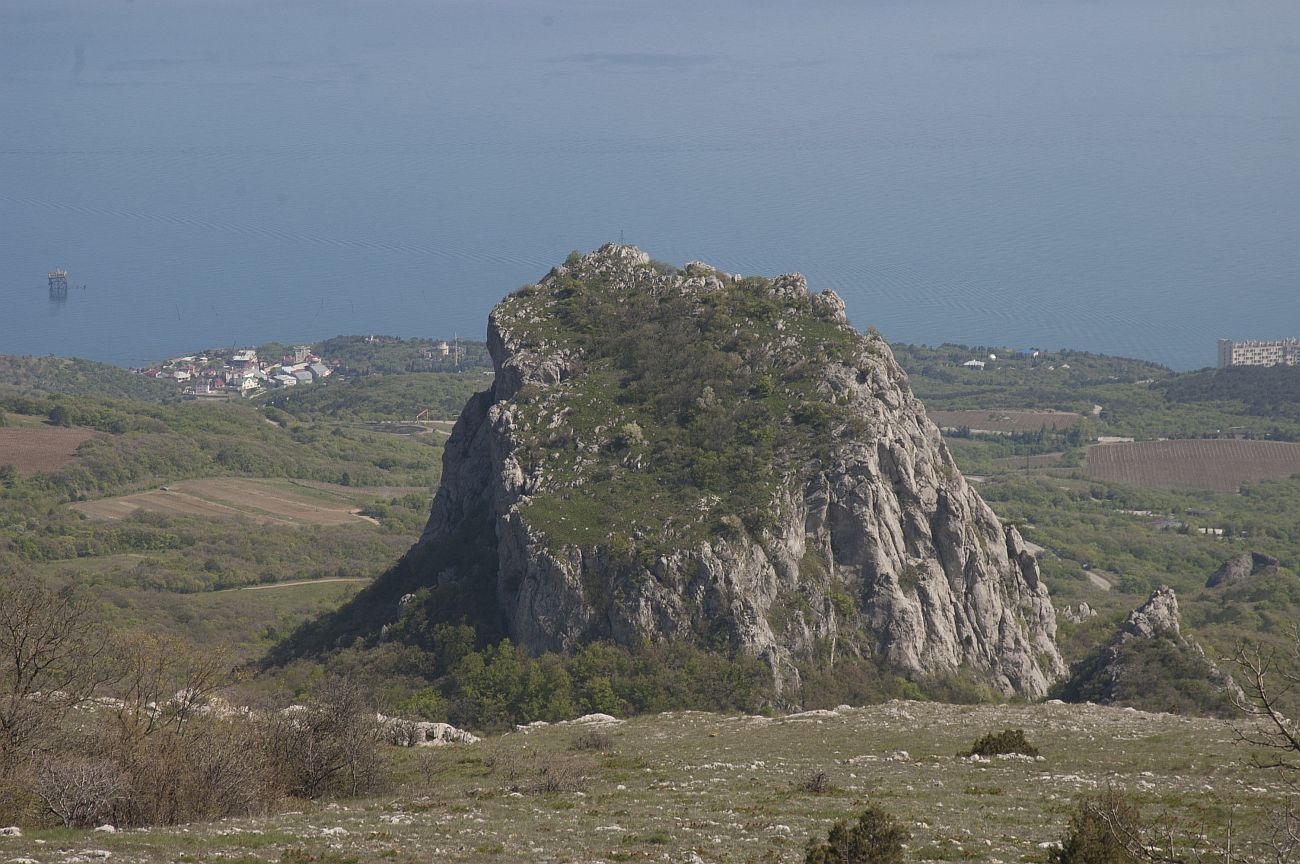 Окрестности скалы Биюк-Исар, image of landscape/habitat.