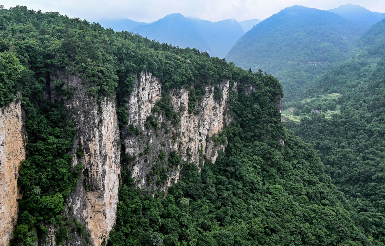 Ущелье реки Ланьчуаньси, image of landscape/habitat.