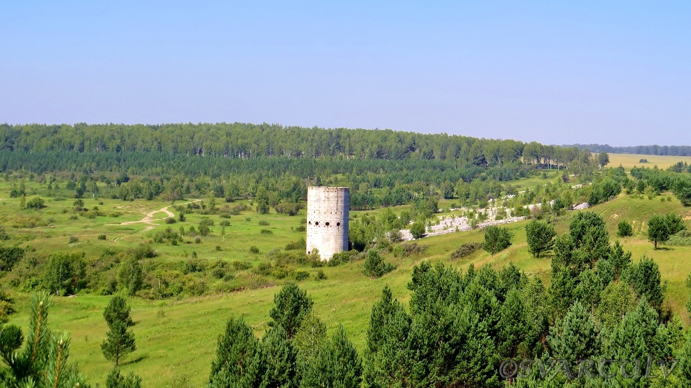 Долина реки Большой Бачат, image of landscape/habitat.