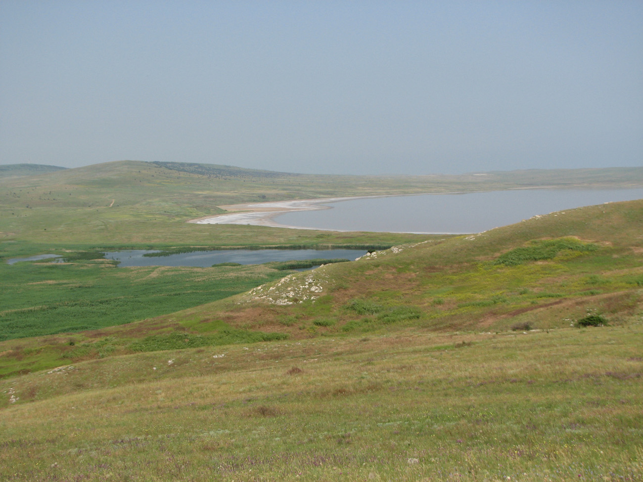 Озеро Чокрак, image of landscape/habitat.