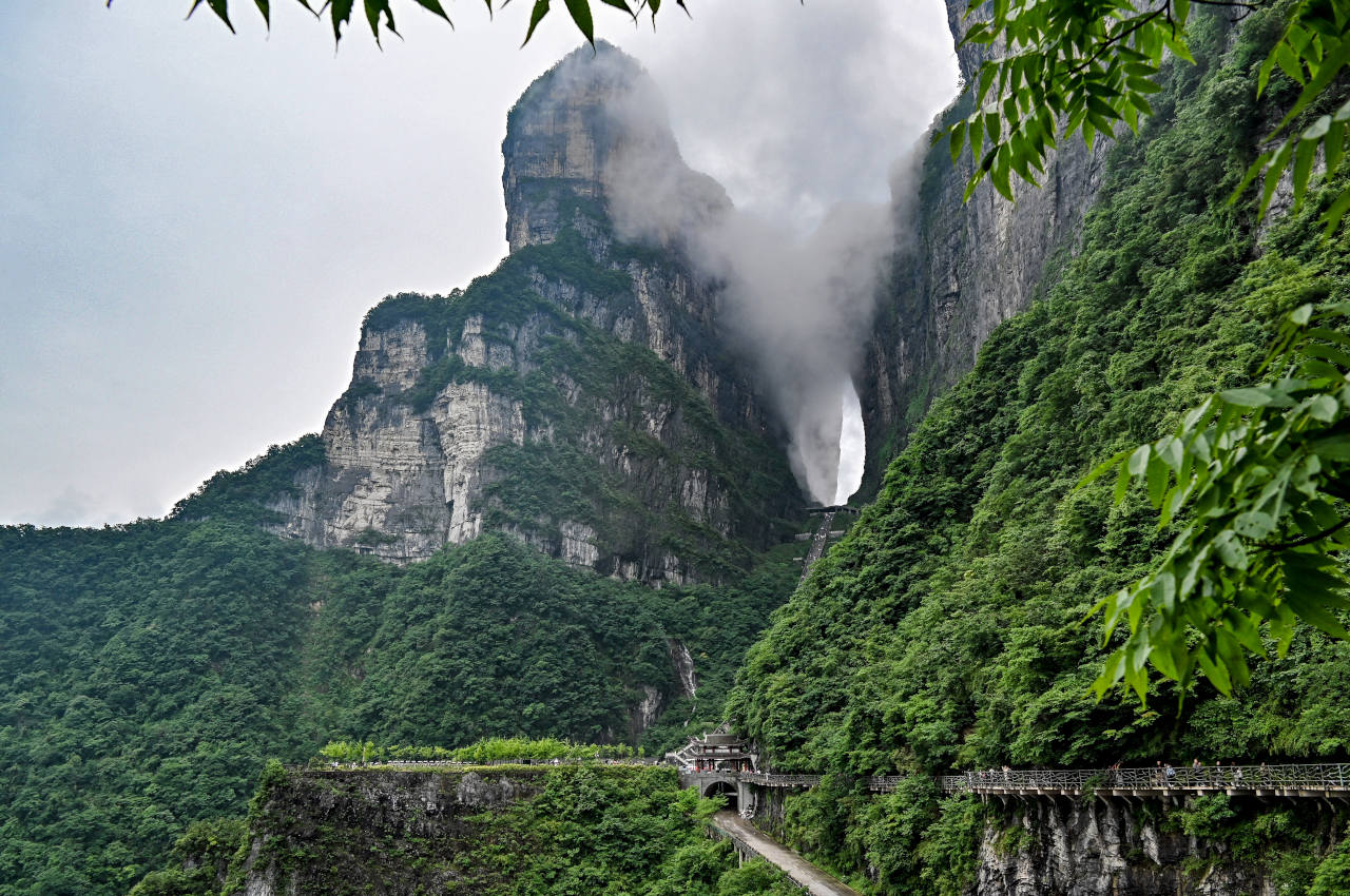 Гора Тяньмэнь, image of landscape/habitat.