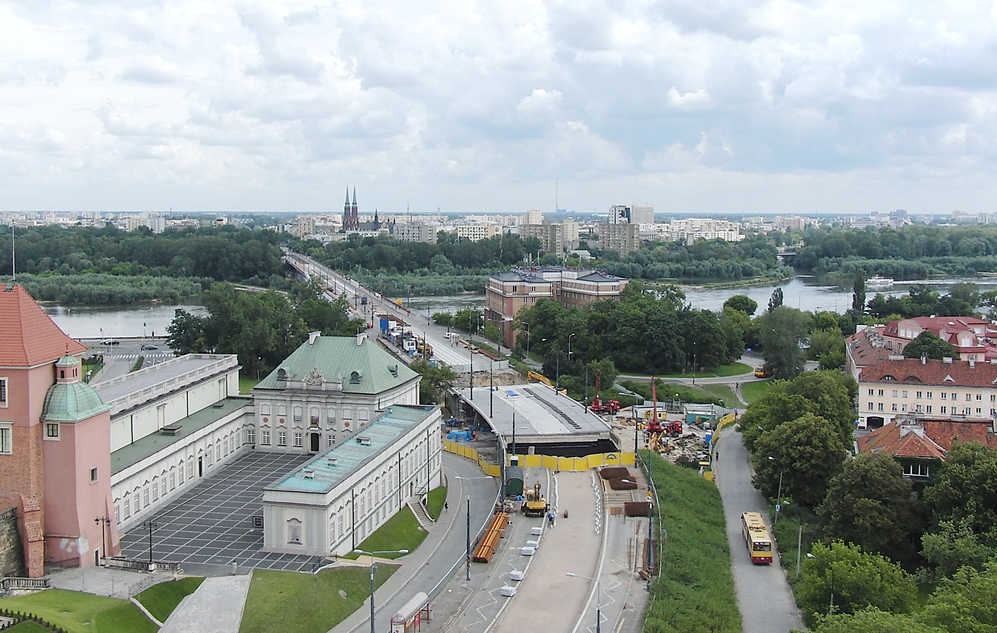 Центр Варшавы, изображение ландшафта.