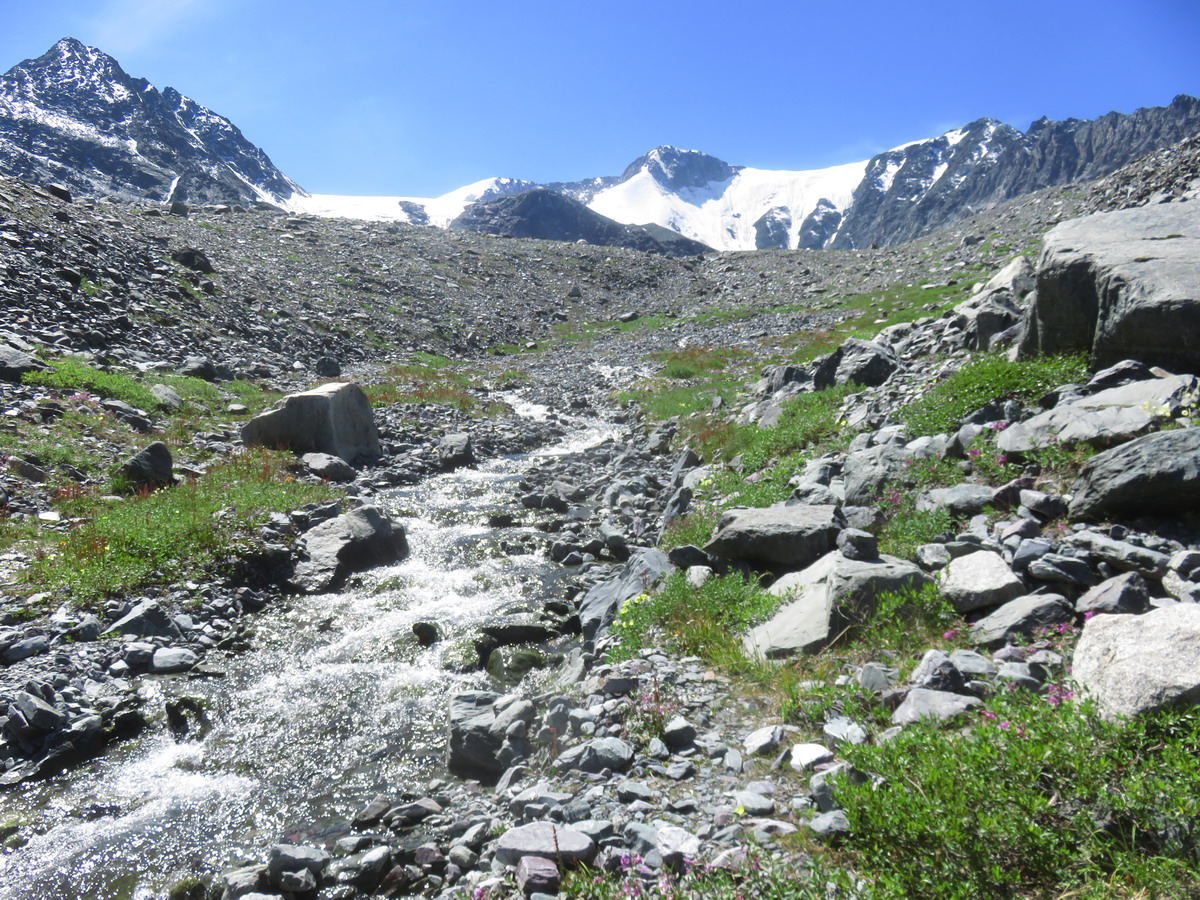 Исток реки Текелю, image of landscape/habitat.