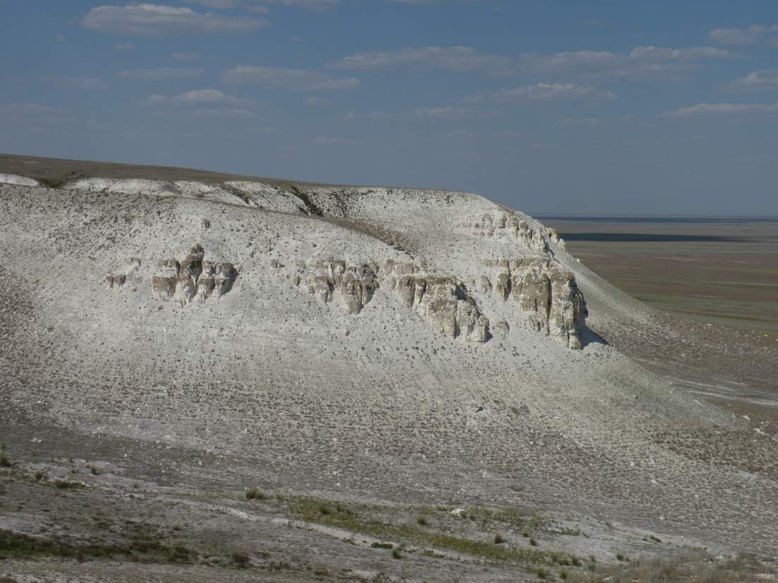 Меловая гряда Акшатау, image of landscape/habitat.