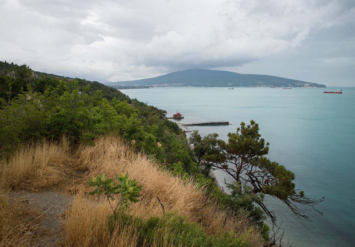 Берег моря у мыса Пенай, image of landscape/habitat.