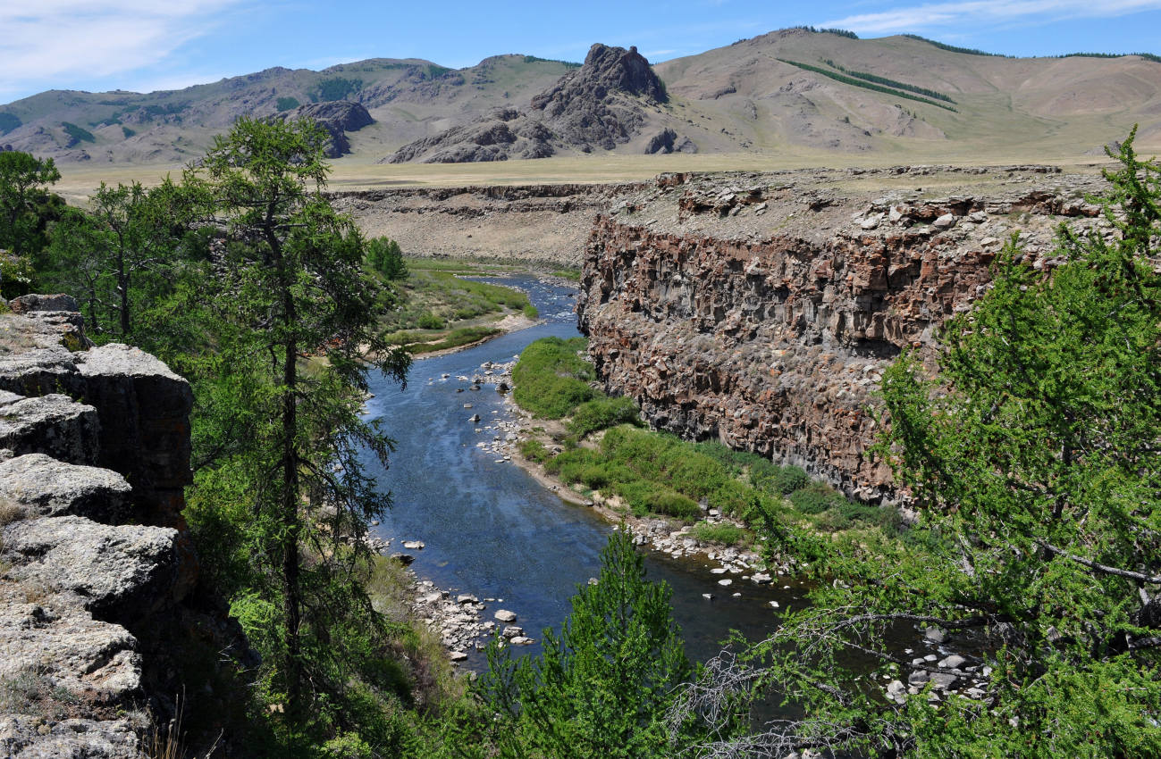 Долина реки Суман-Гол, image of landscape/habitat.