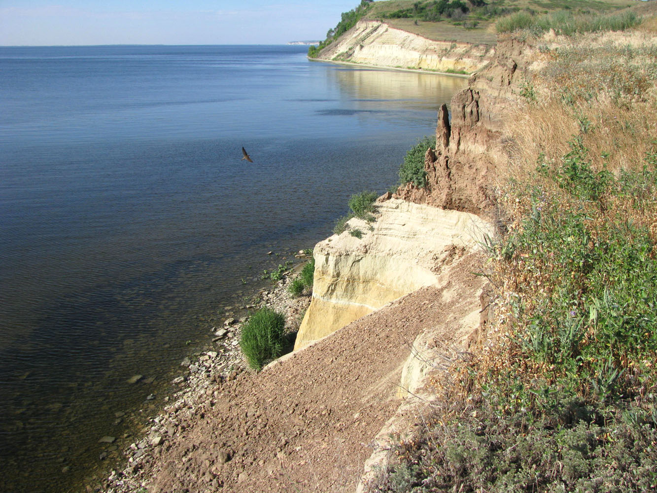 Волгоградское водохранилище на Волге