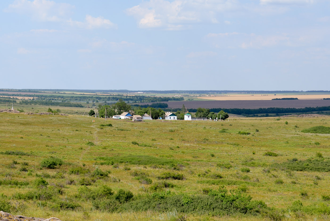 Заповедник "Каменные Могилы", image of landscape/habitat.