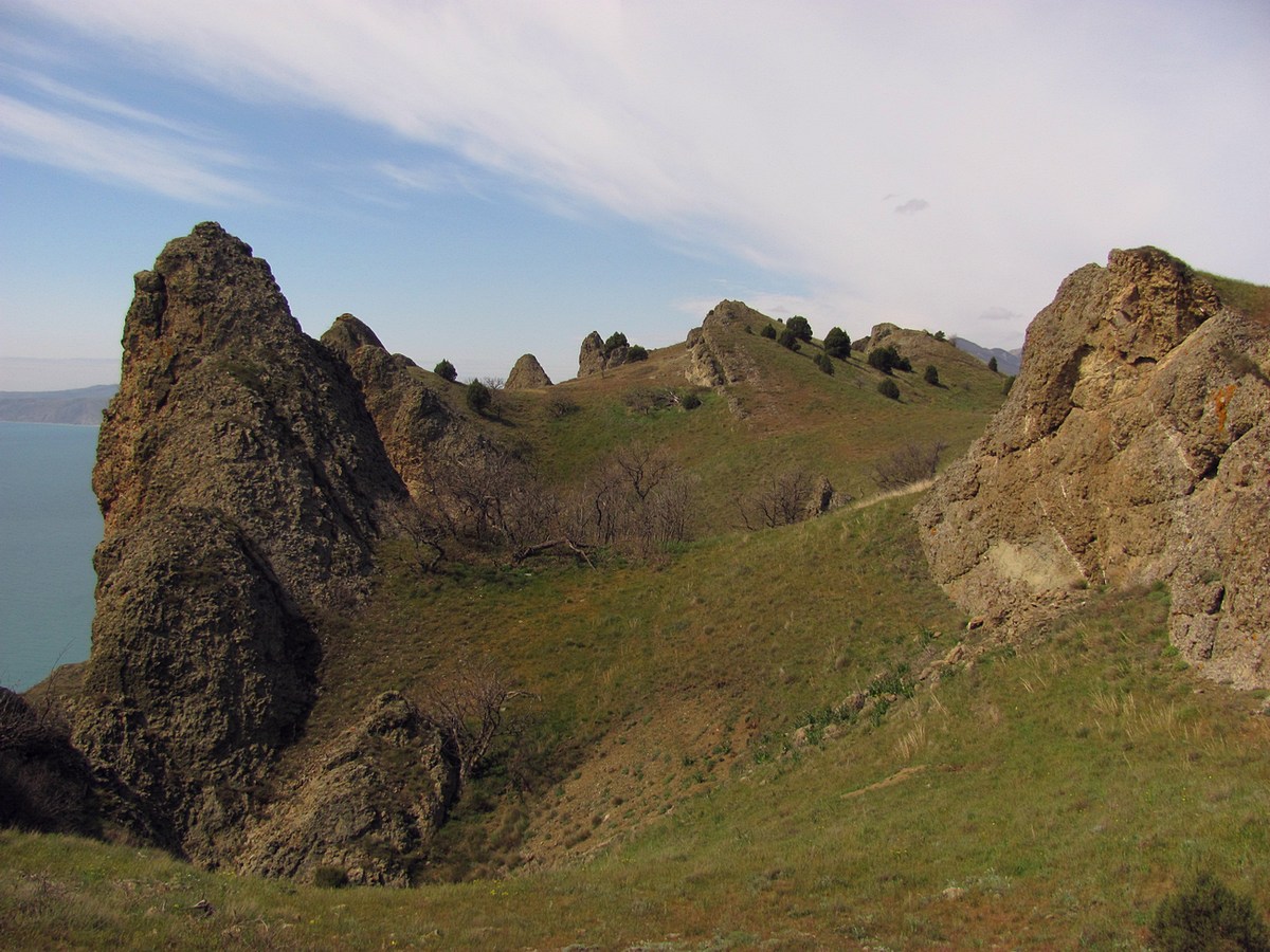 Карадаг, image of landscape/habitat.