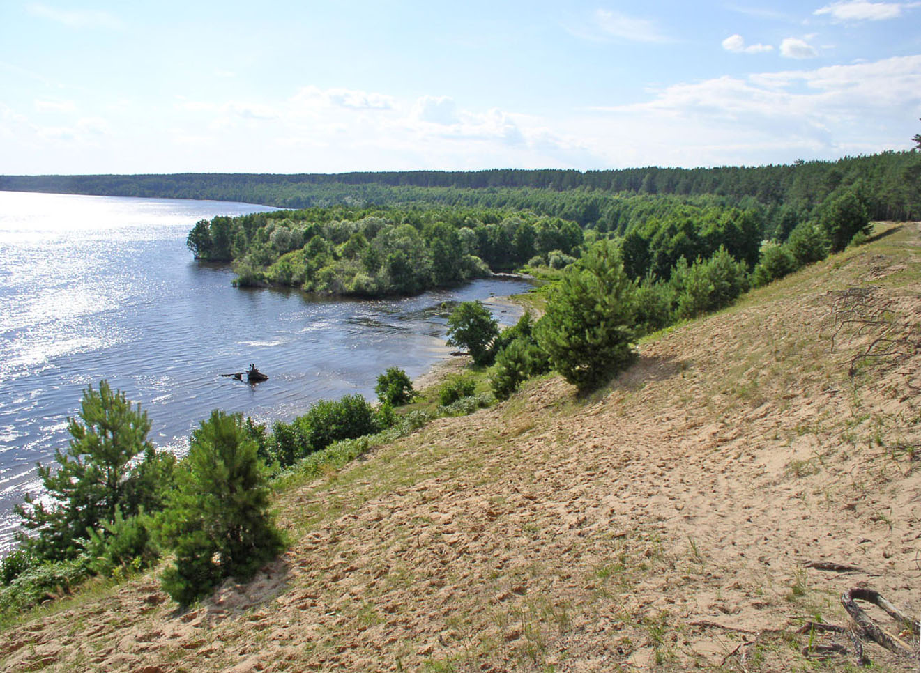 Чебоксарское водохранилище, image of landscape/habitat.