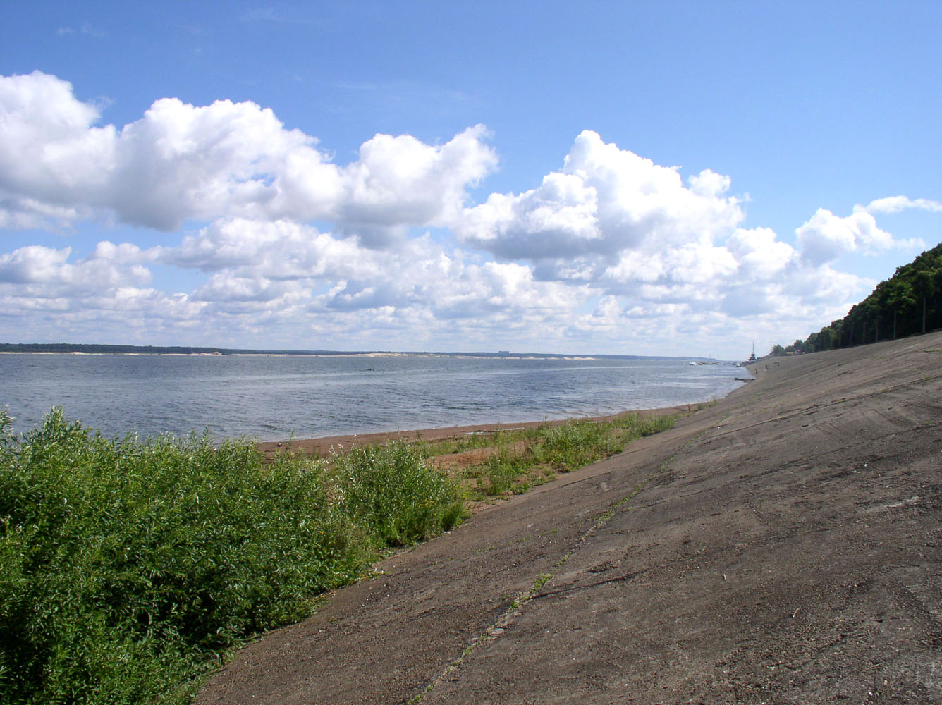 Чебоксарское водохранилище, image of landscape/habitat.