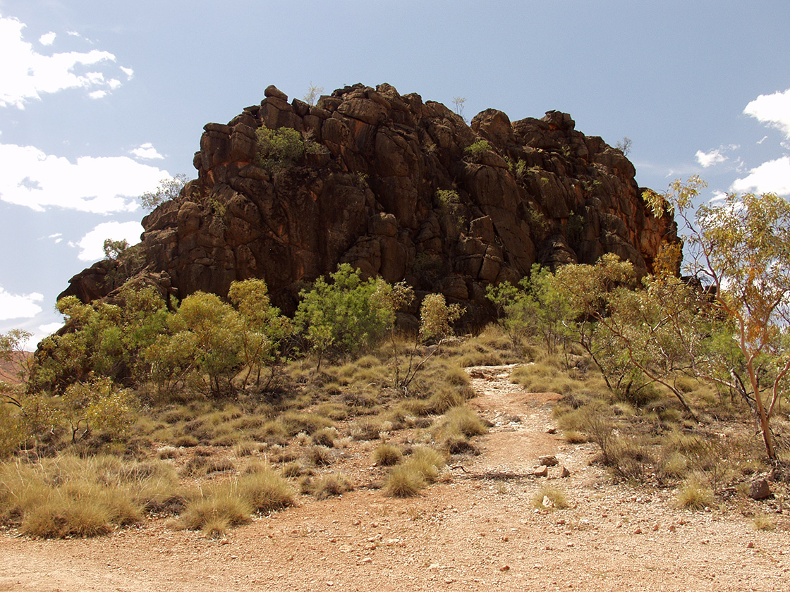 Corroboree Rock, image of landscape/habitat.