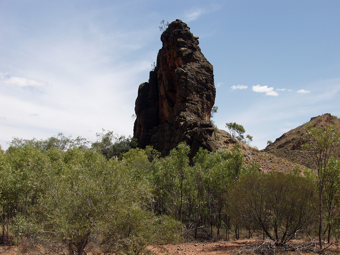 Corroboree Rock, image of landscape/habitat.