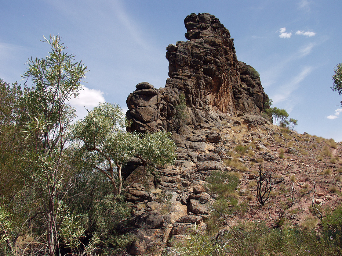 Corroboree Rock, image of landscape/habitat.