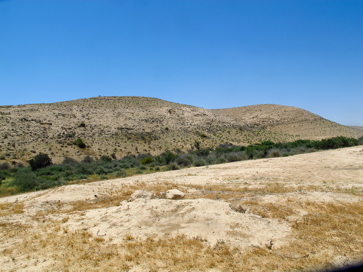 Негев, изображение ландшафта.
