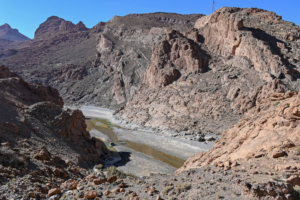 Ущелье реки Зиз, изображение ландшафта.