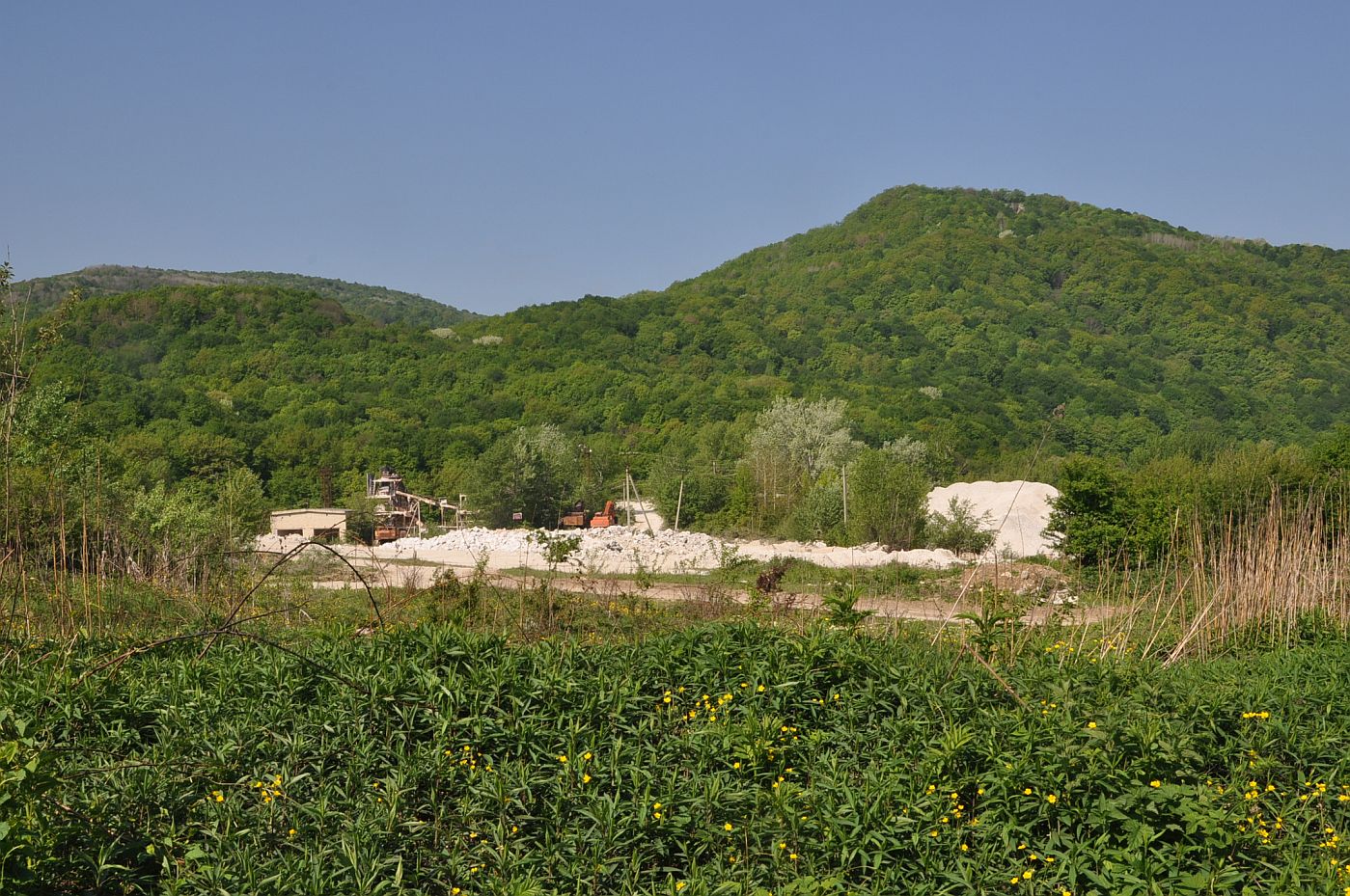 Каменномостский (Хаджох), изображение ландшафта.