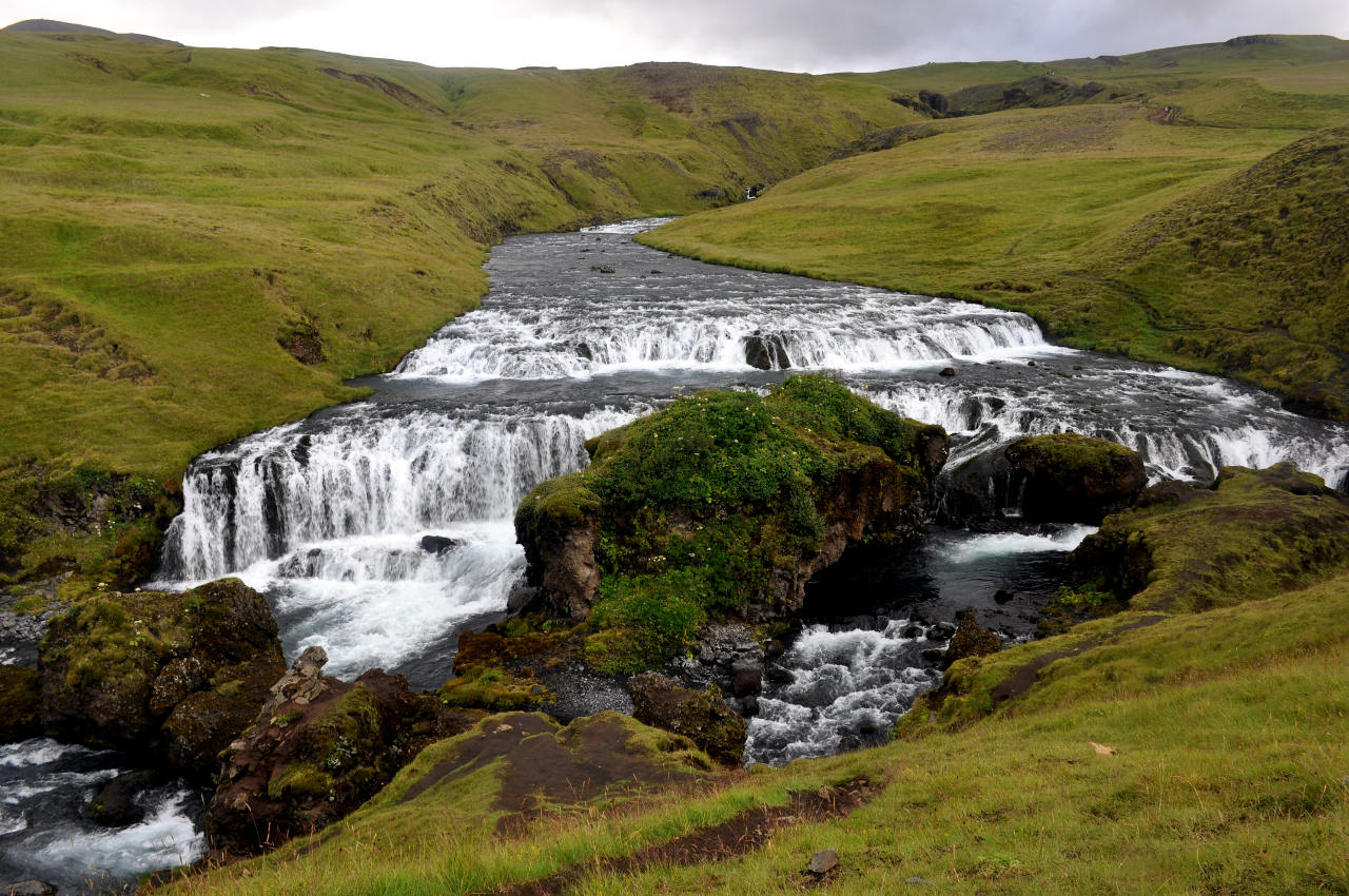 Южное побережье Исландии, image of landscape/habitat.