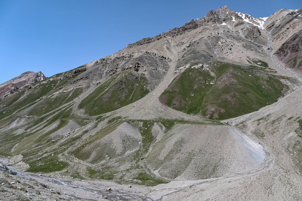 Гребень пика Петровского, image of landscape/habitat.