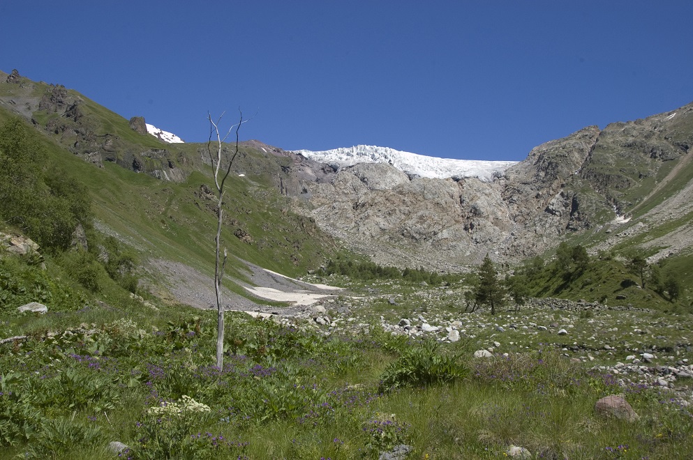 Долина реки Терскол, image of landscape/habitat.