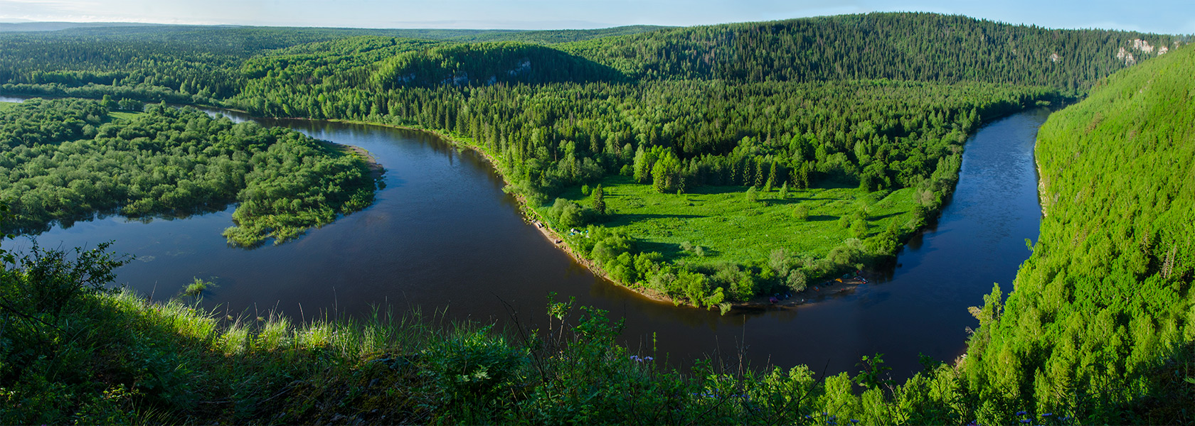 Окрестности урочища Тихий камень, image of landscape/habitat.