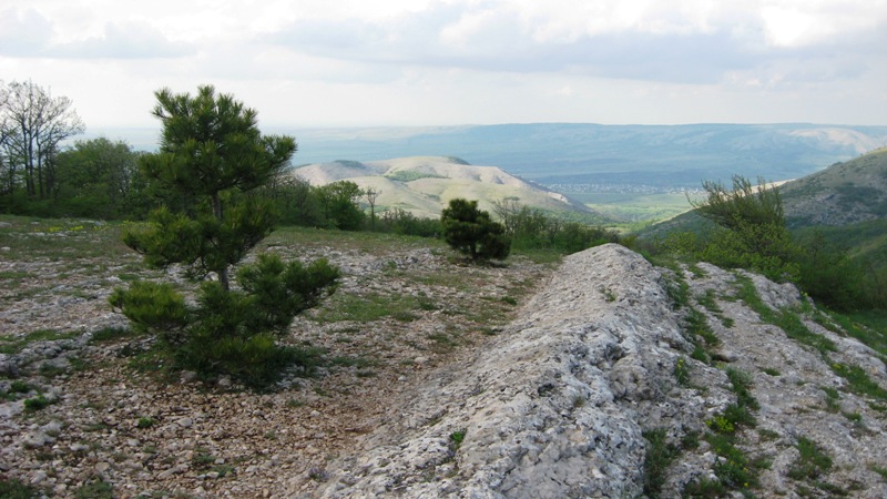 Нижнее плато Чатыр-Дага, изображение ландшафта.