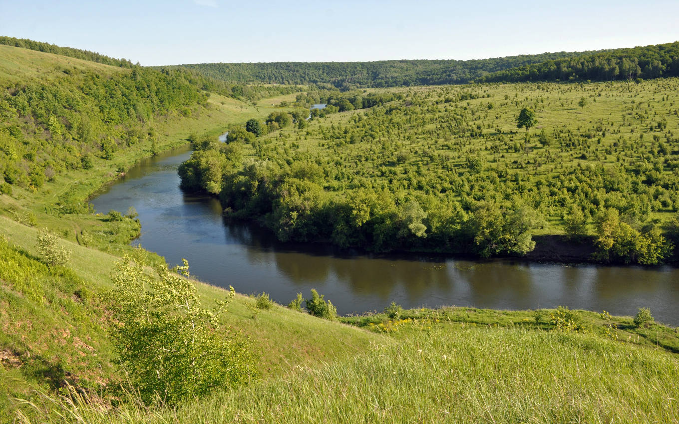 Долина реки Красивая Меча, image of landscape/habitat.