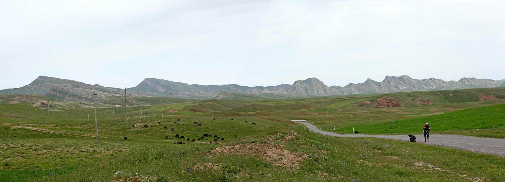 Окрестности селения Даштигаз, изображение ландшафта.