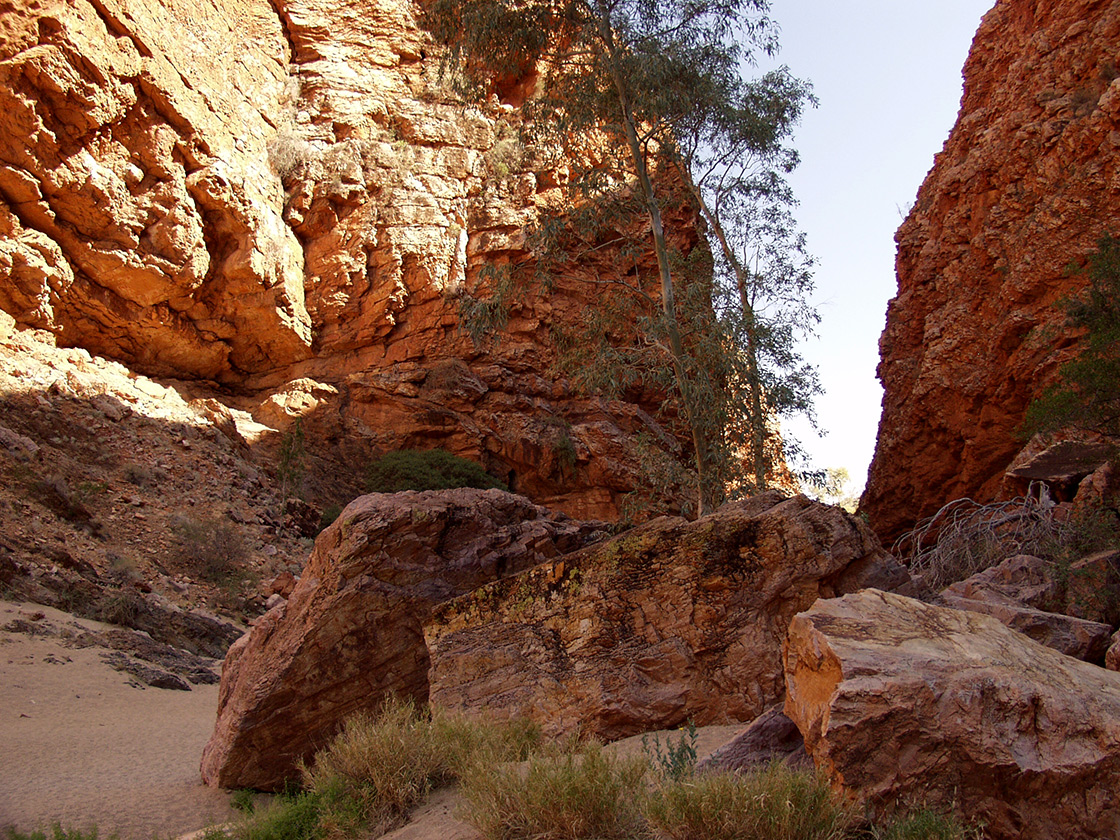 Simpsons Gap, image of landscape/habitat.