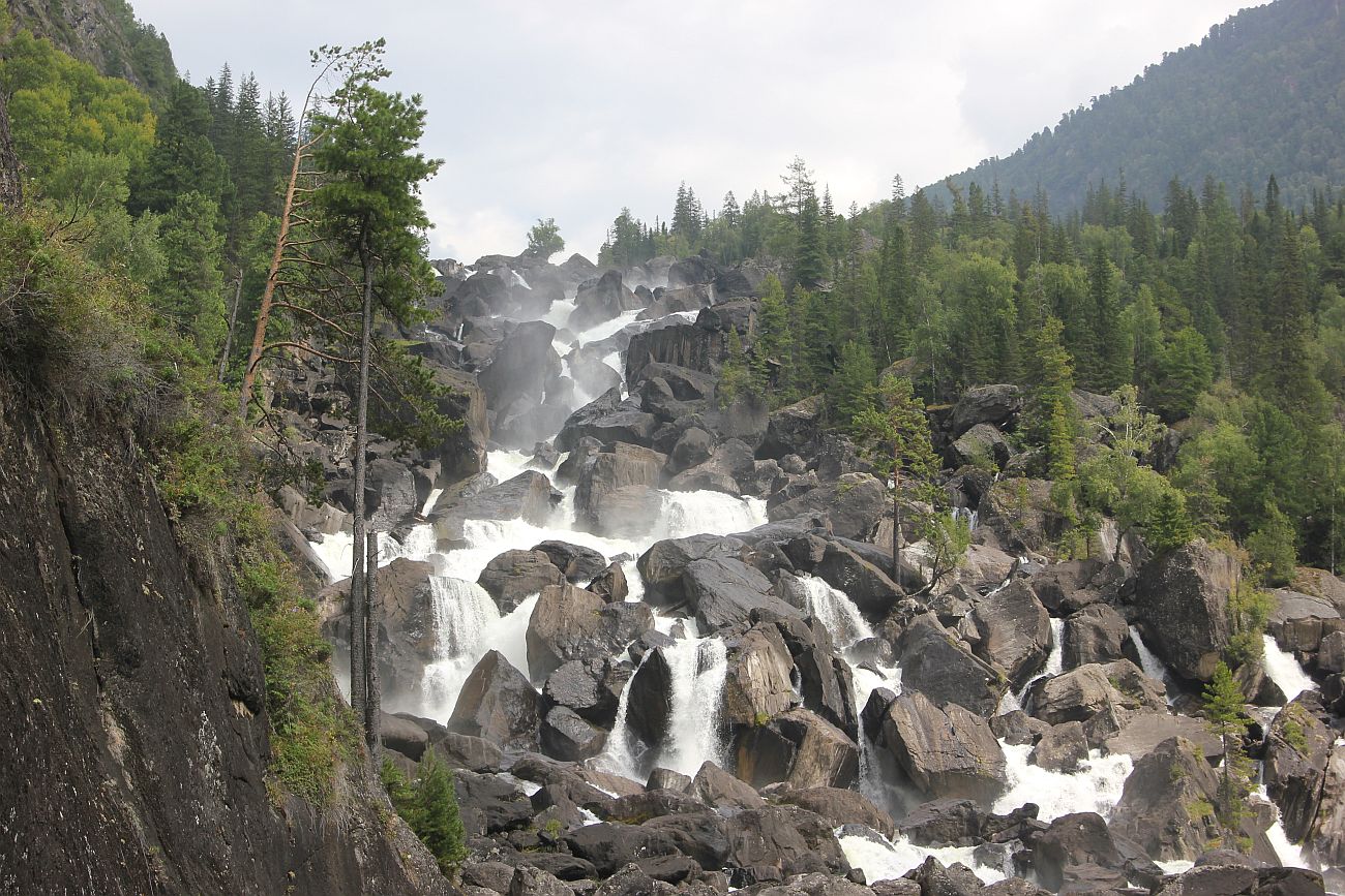 Окрестности водопада Учар, image of landscape/habitat.