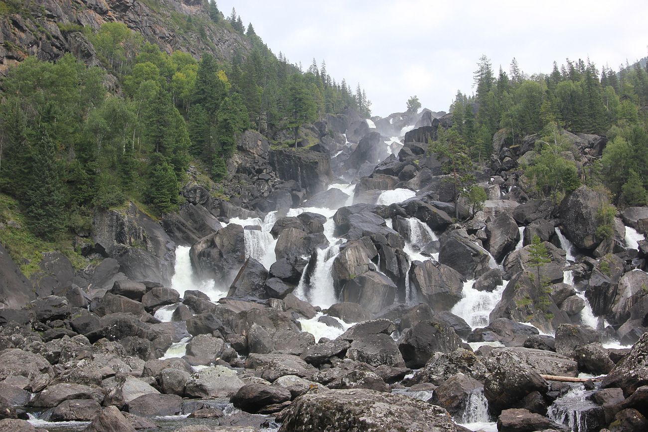 Окрестности водопада Учар, image of landscape/habitat.