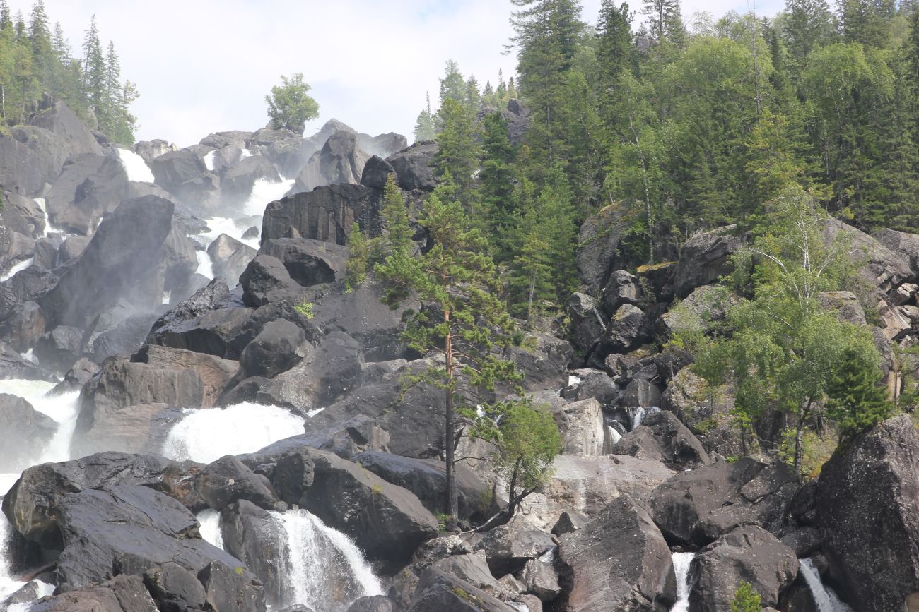 Окрестности водопада Учар, image of landscape/habitat.