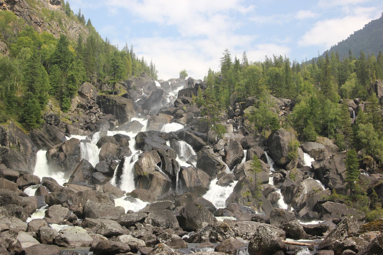 Окрестности водопада Учар, image of landscape/habitat.