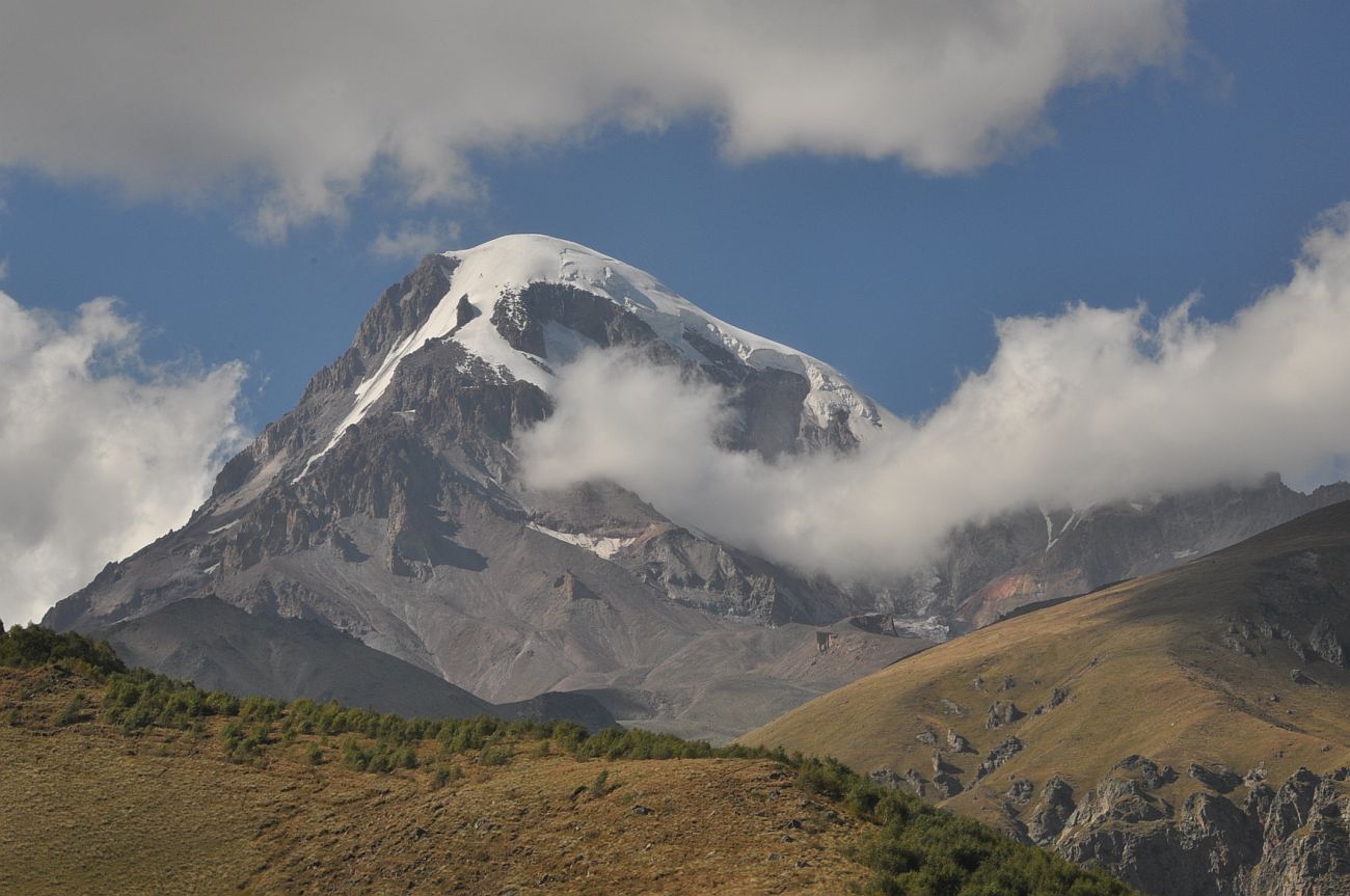 Гора Казбек, image of landscape/habitat.