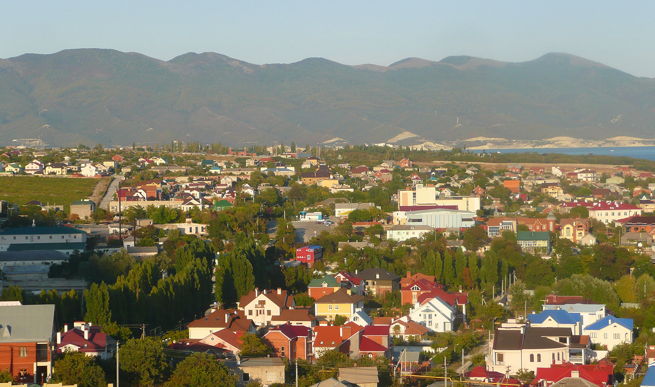 Село Мысхако, изображение ландшафта.