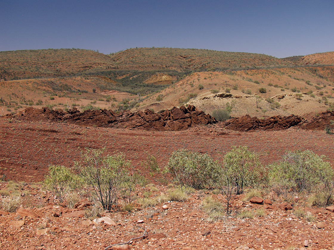 Alice Springs и окрестности, изображение ландшафта.