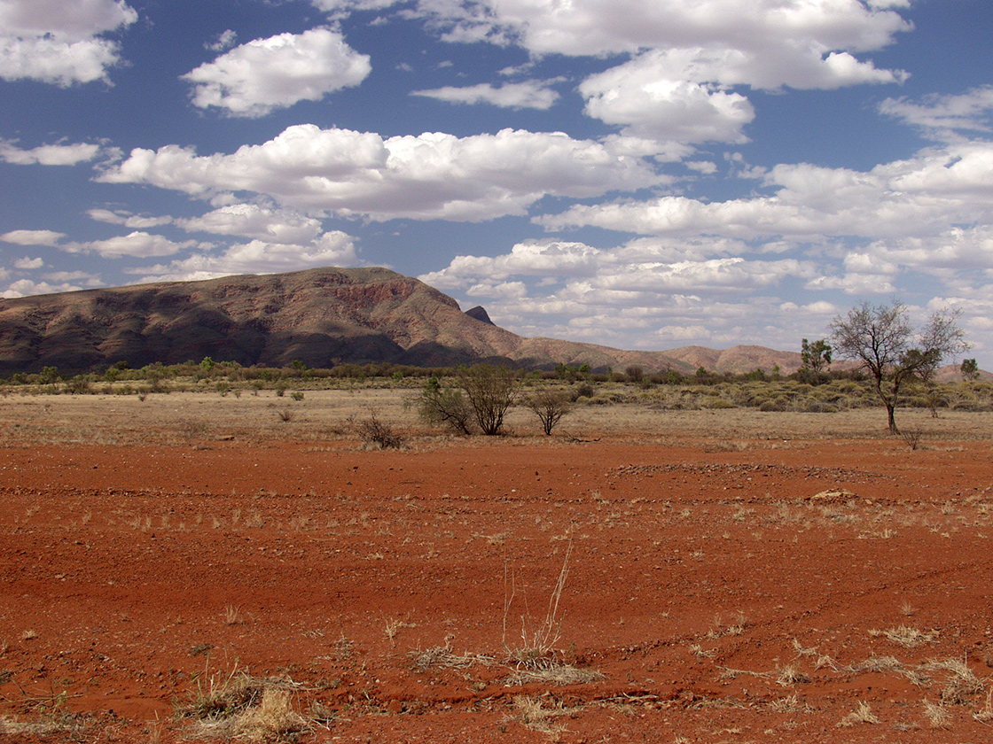 Alice Springs и окрестности, изображение ландшафта.