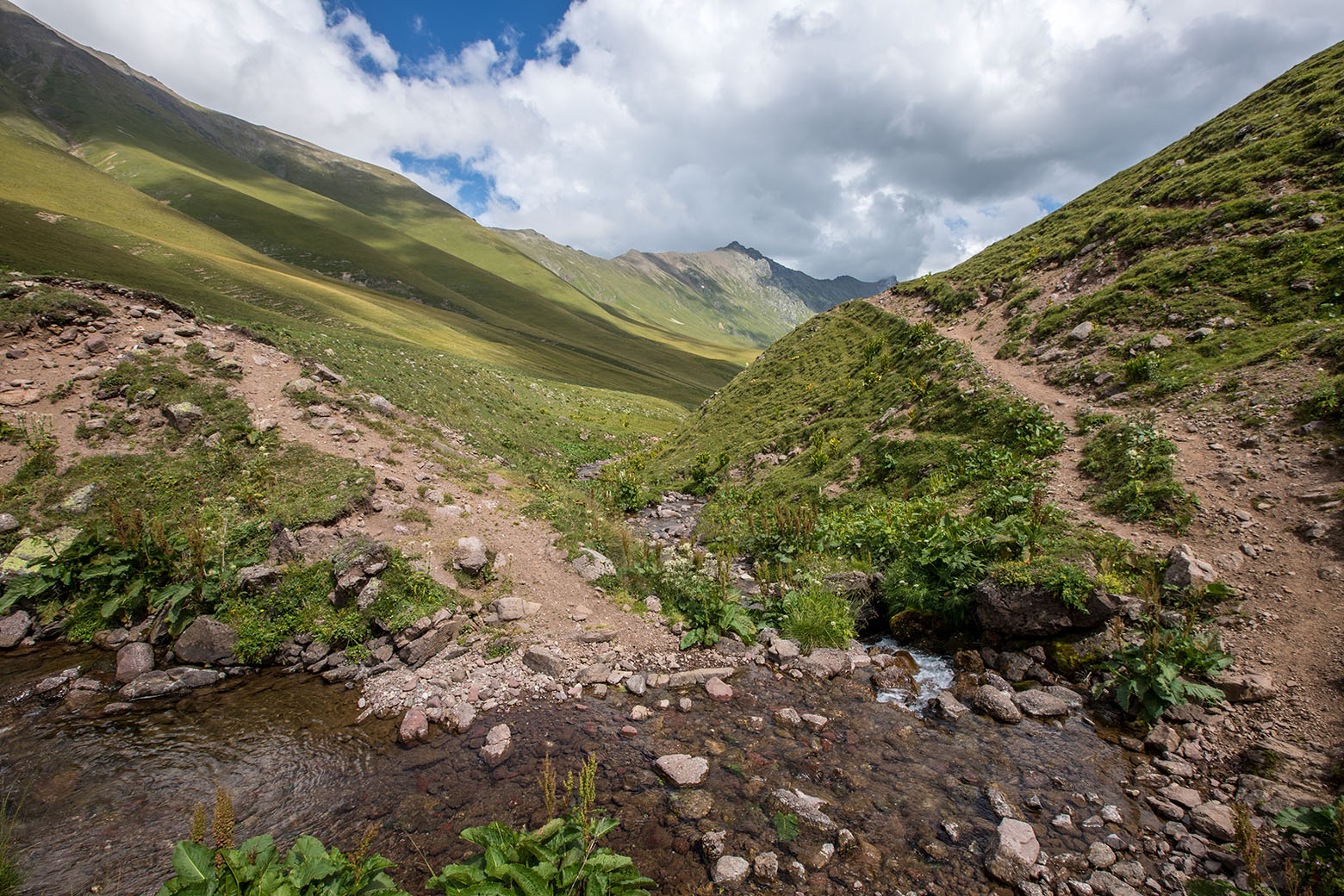 Верховья реки Архыз, image of landscape/habitat.