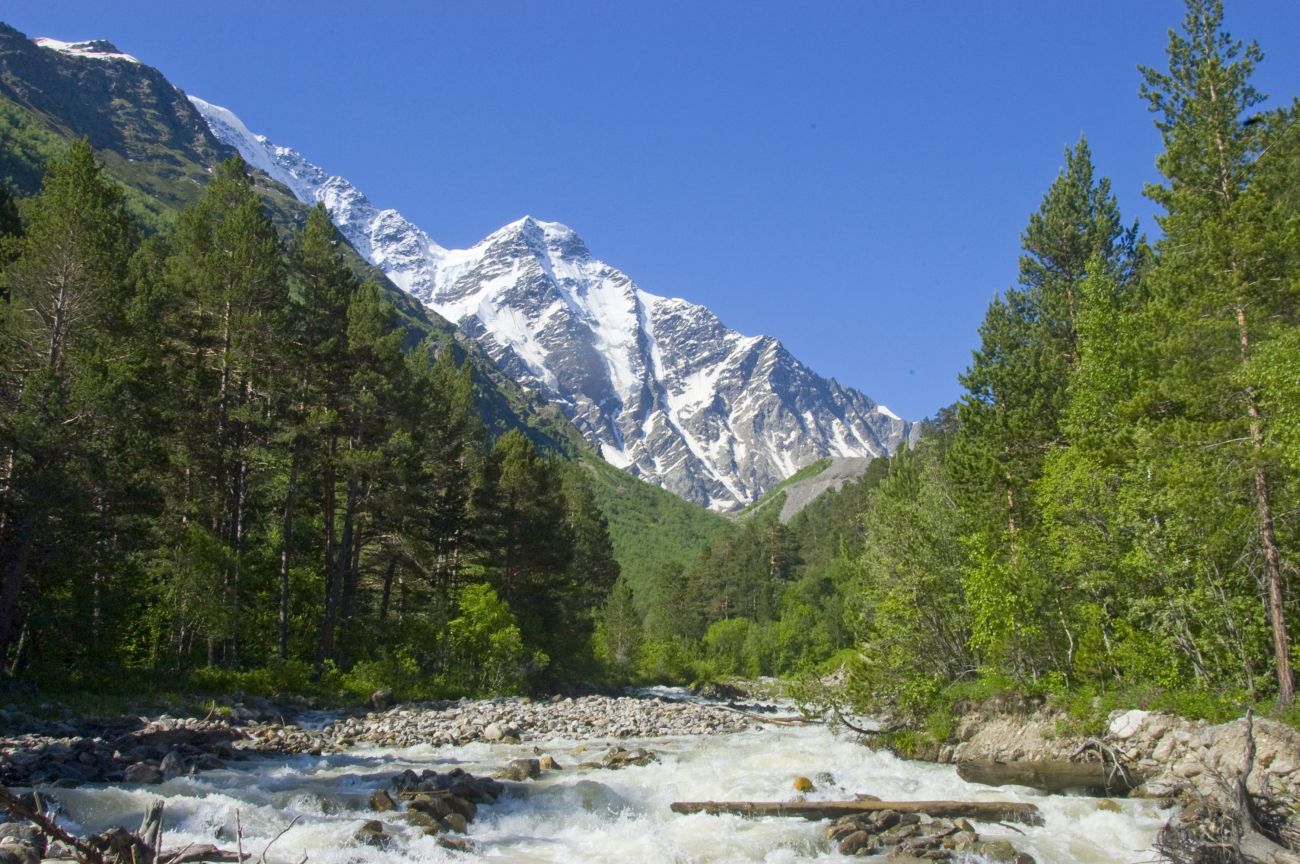 Долина реки Донгуз-Орун, image of landscape/habitat.