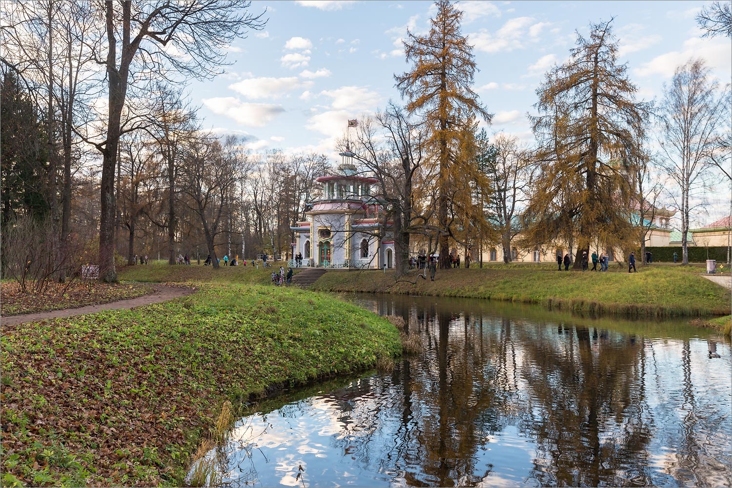 Город Пушкин, изображение ландшафта.