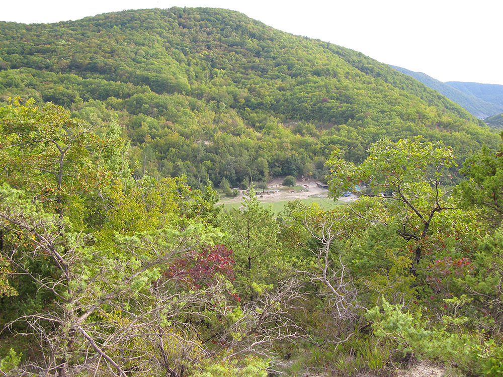 Щель Прасковеевская, image of landscape/habitat.