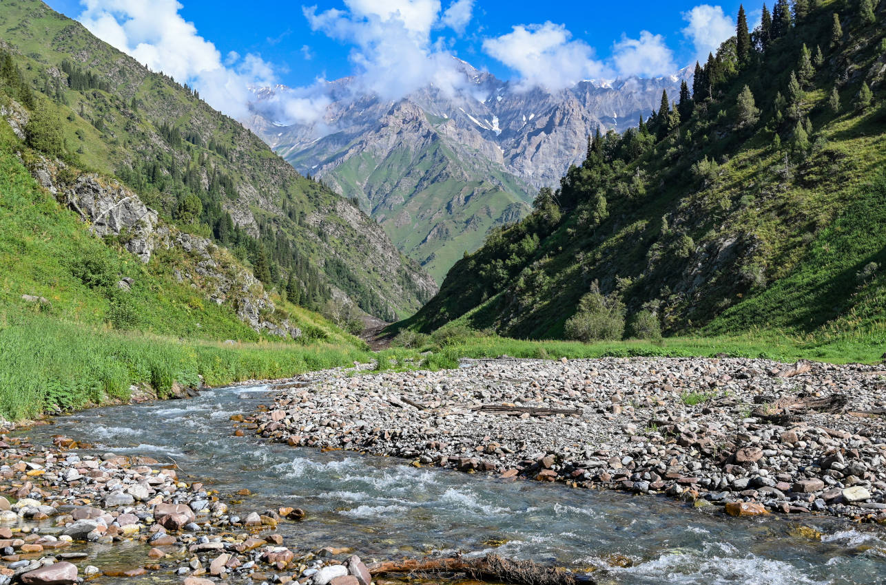 Озеро Сары-Челек, image of landscape/habitat.