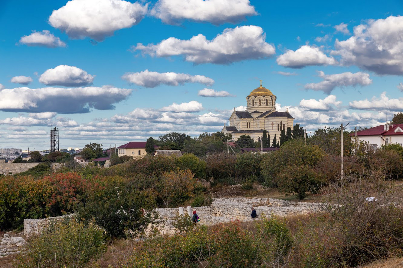 Херсонес Таврический, изображение ландшафта.